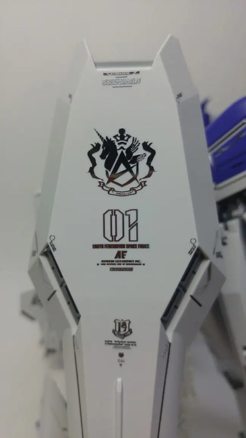 Delpi Metal Sticker (สติกเกอร์โลหะ) MG RX-93-2 Hi-V Gundam Ver.Ka (Silver) Delpi Decal