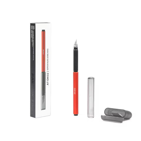 Aluminium Alloy Hobby Knife By DSPIAE มีดอาร์ทไนฟ์ ด้ามอลูมิเนียม พร้อมใบมีด รุ่น AT-DK Dspiae