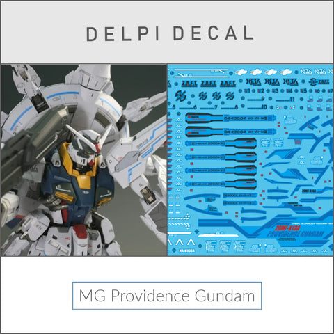Delpi Water Decal (ดิแคลน้ำ) MG Providence Gundam Delpi Decal