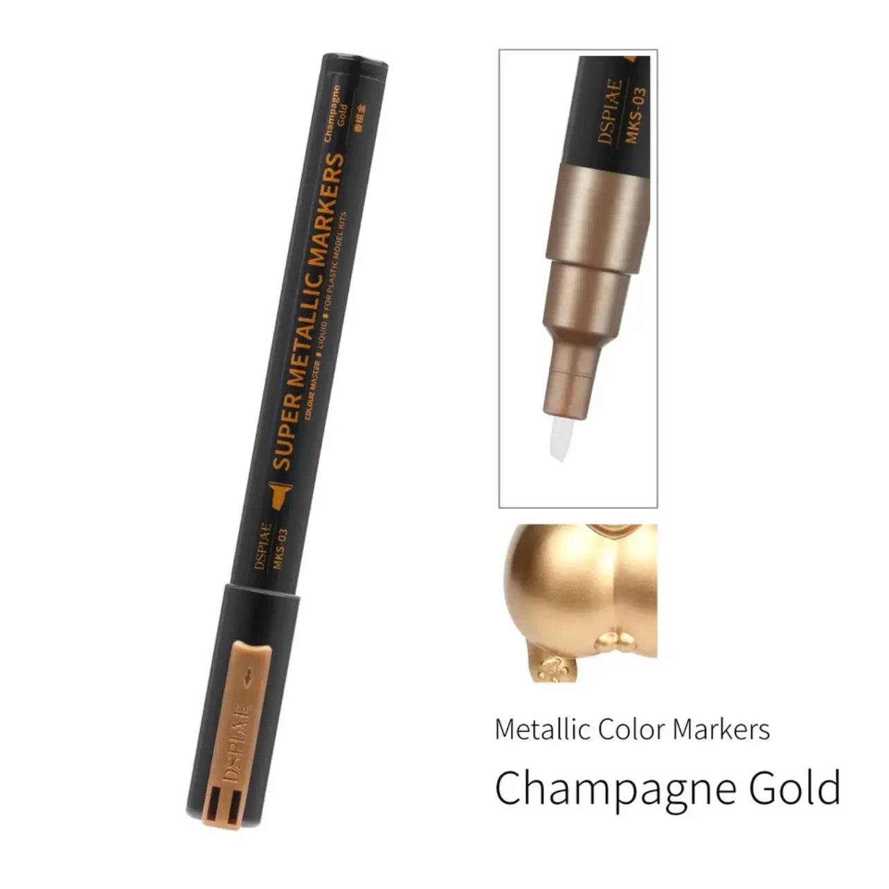 Super Metallic Color Marker By DSPIAE ปากกาสี Metallic Dspiae