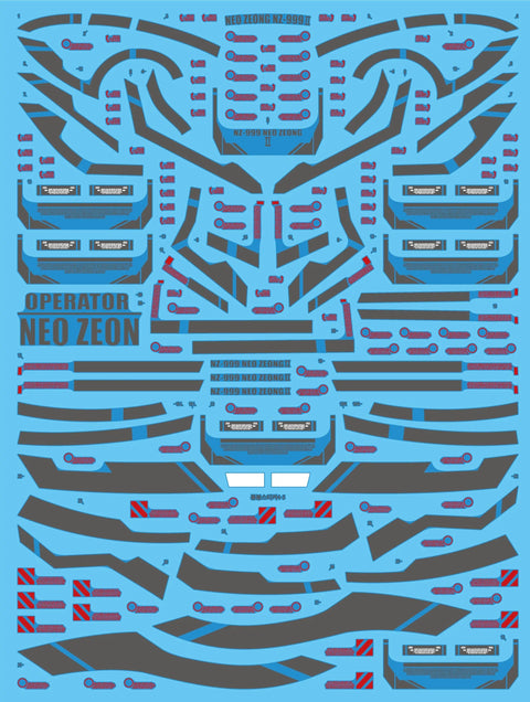 Delpi Water Decal (ดิแคลน้ำ) HG NEO ZEONG Narrative Delpi Decal