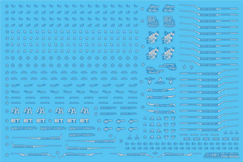 Delpi Water Decal (ดิแคลน้ำ) MGEX Strike Freedom Gundam Delpi Decal