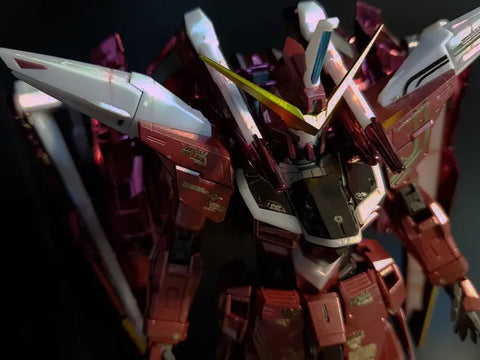 Delpi Metal Sticker (สติกเกอร์โลหะ) MG Justice Gundam (Gold) Delpi Decal