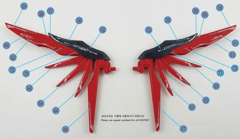 Delpi Water Decal (ดิแคลน้ำ) HG Destiny Spec II Gundam Delpi Decal
