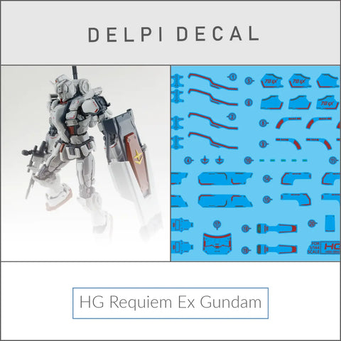 Delpi Water Decal (ดิแคลน้ำ) HG Requiem Ex Gundam Delpi Decal