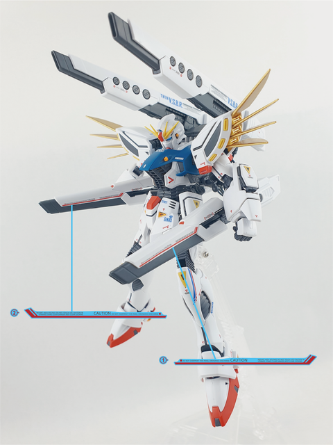Delpi Decal (ดีคอลน้ำ) MG F91 TWIN V.S.B.R. & BACK CANNON Delpi Decal