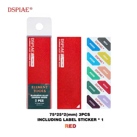 Aluminium Alloy Sanding Stick By DSPIAE แท่งอลูมิเนียม สำหรับกระดาษทราย Dspiae