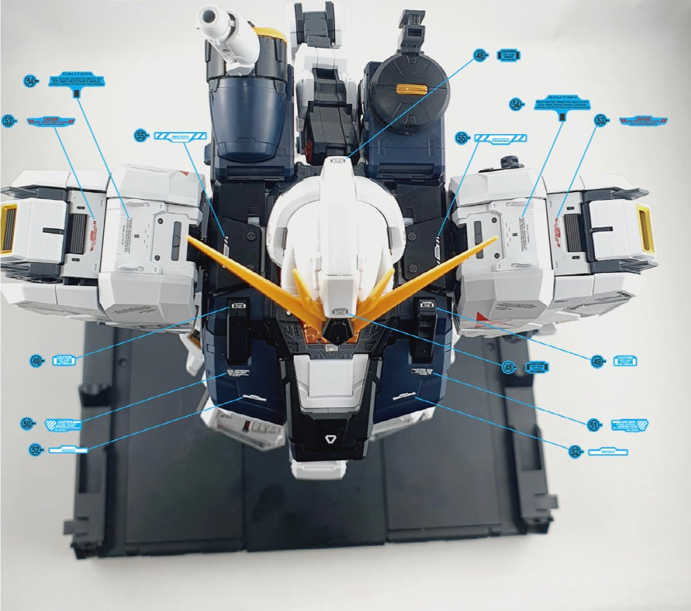 Delpi Decal (ดีคอลน้ำ) PG UNLEASHED RX-93 V VER. DELPI Delpi Decal