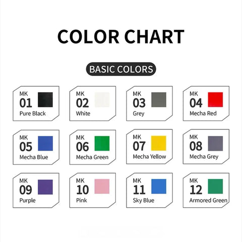 Soft Tip Acrylic Marker By DSPIAE ปากกาสี (Basic Colors) Dspiae