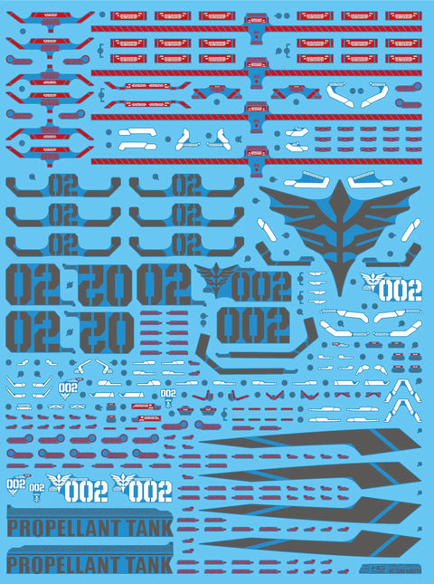 Delpi Water Decal (ดิแคลน้ำ) HG NEO ZEONG Narrative Delpi Decal