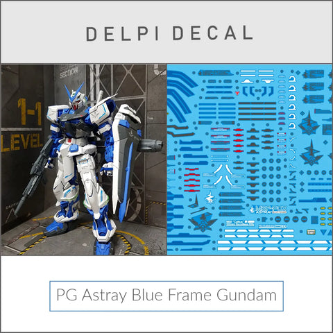 Delpi Water Decal (ดิแคลน้ำ) PG Astray Blue Frame Gundam Delpi Decal