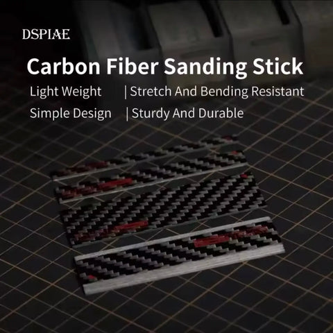 Carbon Fiber Sanding Stick By DSPIAE แท่งคาร์บอนไฟเบอร์ สำหรับกระดาษทราย Dspiae
