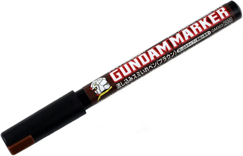 GUNDAM MARKER For Panel Line By MR.HOBBY ปากกาสีแบบกดไหล สำหรับ Panel Line มี 3 สี (GM301 , GM302 , GM303) MR.HOBBY