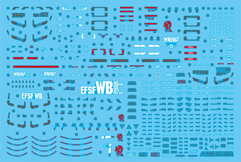Delpi Water Decal (ดิแคลน้ำ) MG RX-78-2 Ver 3.0 Gundam Delpi Decal