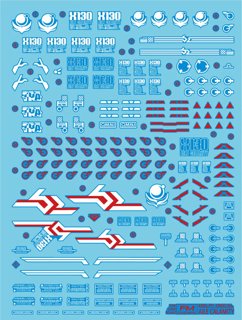 Delpi Water Decal (ดิแคลน้ำ) FM Aile Calamity Gundam Delpi Decal