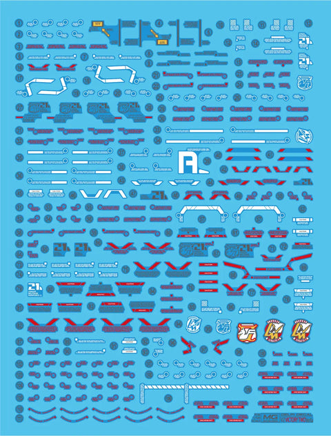 Delpi Water Decal (ดิแคลน้ำ) MG Victory Two Ver.Ka Gundam Delpi Decal