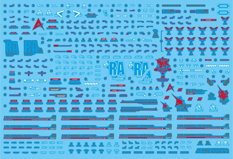 Delpi Water Decal (ดิแคลน้ำ) MG RX-93 V Ver.Ka Gundam Delpi Decal