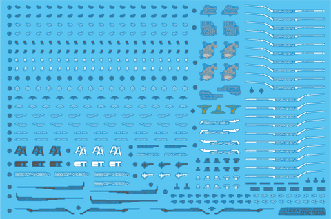 Delpi Water Decal (ดิแคลน้ำ) MGEX Strike Freedom Gundam Delpi Decal