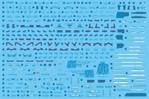 Delpi Water Decal (ดิแคลน้ำ) MG Zeta Ver.Ka Gundam Delpi Decal