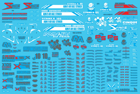 Delpi Water Decal (ดิแคลน้ำ) PG Strike Gundam Delpi Decal