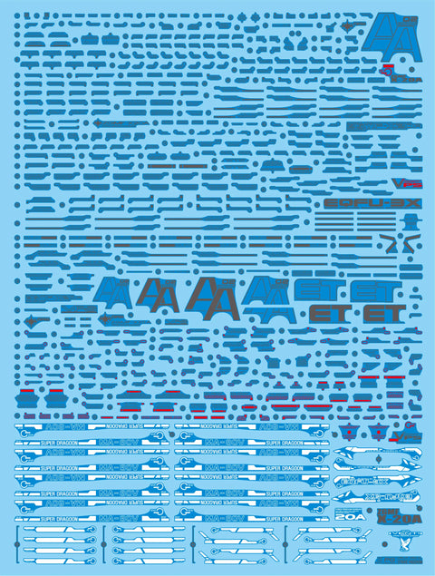 Delpi Water Decal (ดิแคลน้ำ) PG Strike Freedom Gundam Delpi Decal