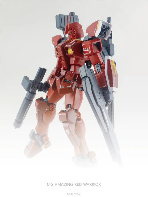Delpi Water Decal (ดิแคลน้ำ) MG Amazing Red Warrior Gundam Delpi Decal