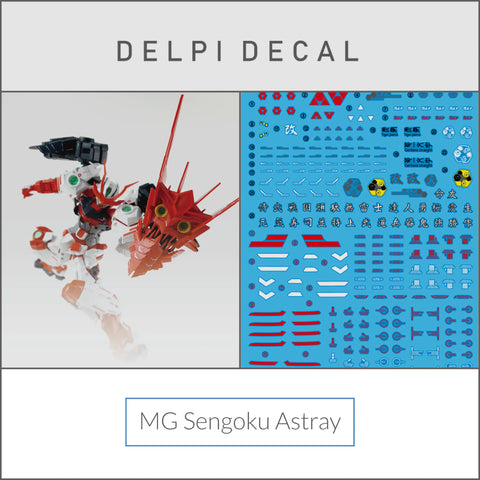 Delpi Water Decal (ดิแคลน้ำ) MG Sengoku Astray Gundam Delpi Decal