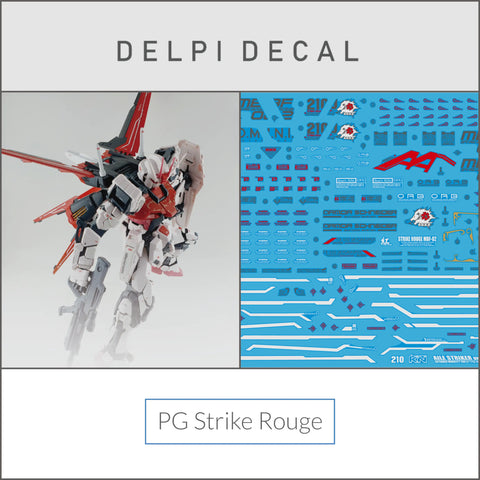 Delpi Water Decal (ดิแคลน้ำ) PG Strike Rouge Gundam Delpi Decal