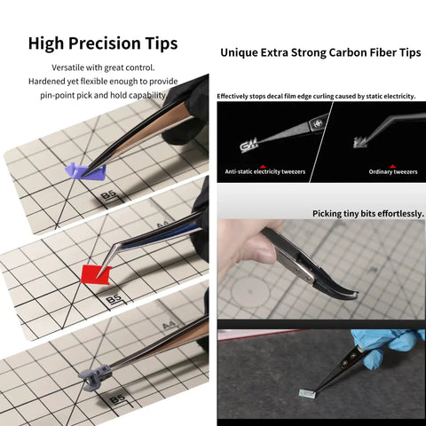 Stainless Steel Precision Tweezers By DSPIAE แหนบสแตนเลส (มีหลายรุ่น) Dspiae