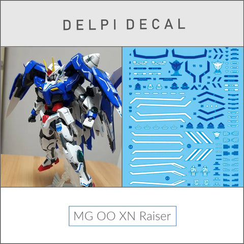 Delpi Water Decal (ดิแคลน้ำ) MG OO XN Raiser Gundam Delpi Decal