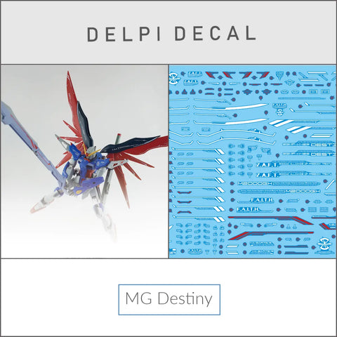 Delpi Water Decal (ดิแคลน้ำ) MG Destiny Gundam Delpi Decal