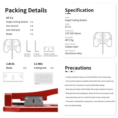 Angle Cutting Station By DSPIAE แท่นตัดพลาสติกแบบปรับองศา Dspiae