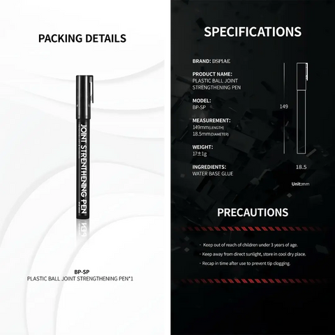 Plastic Ball Joint Strengthening Pen By DSPIAE ปากกาสำหรับเสริมจุดต่อที่หลวม Dspiae
