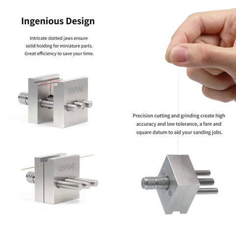 Stainless Steel Precision Mini Vise By DSPIAE แท่นจับชิ้นงานขนาดเล็ก Dspiae