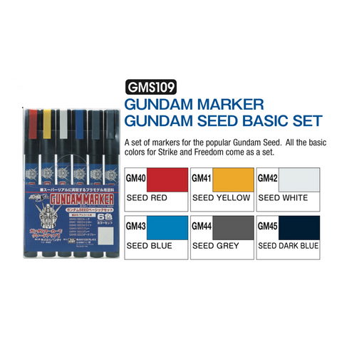 GUNDAM MARKER SET By MR.HOBBY ปากกามาร์กเกอร์ แบบชุดรวม
