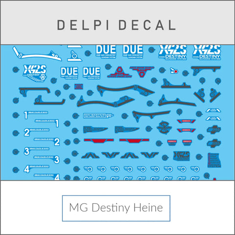 Delpi Decal (ดีคอลน้ำ) MG Destiny Heine Delpi Decal
