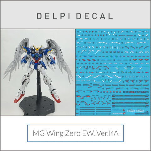 Delpi Water Decal (ดิแคลน้ำ) MG Wing Zero EW Ver.Ka Gundam Delpi Decal