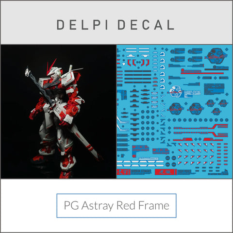 Delpi Water Decal (ดิแคลน้ำ) PG Astray Red Frame Gundam Delpi Decal