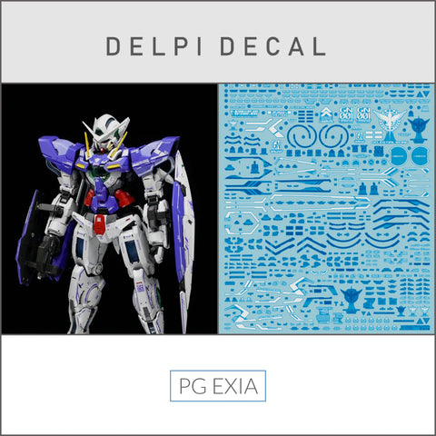 Delpi Water Decal (ดิแคลน้ำ) PG EXIA Gundam Delpi Decal