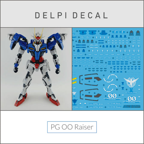 Delpi Water Decal (ดิแคลน้ำ) PG OO Raiser Gundam Delpi Decal