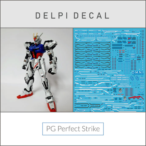 Delpi Water Decal (ดิแคลน้ำ) PG Perfect Strike Gundam Delpi Decal