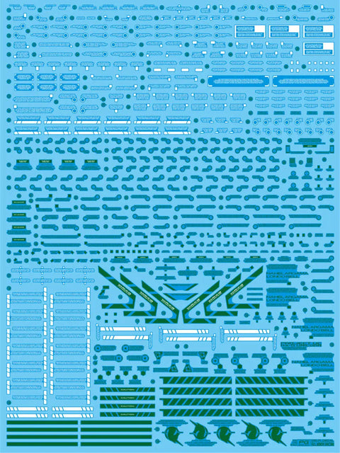 Delpi Water Decal (ดิแคลน้ำ) PG Unicorn Final Battle Ver. Gundam (Holo) Delpi Decal