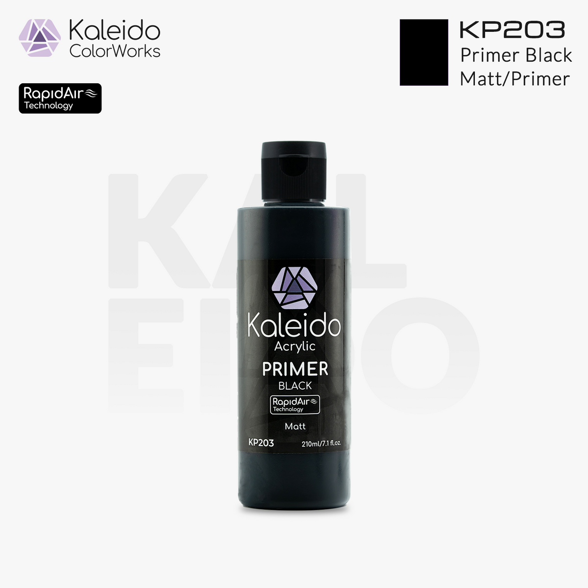 Kaleido ColorWorks สีรองพื้นอะคริลิกสูตรน้ำ Primer 60ml / 210ml (8 แบบ) Kaleido ColorWorks