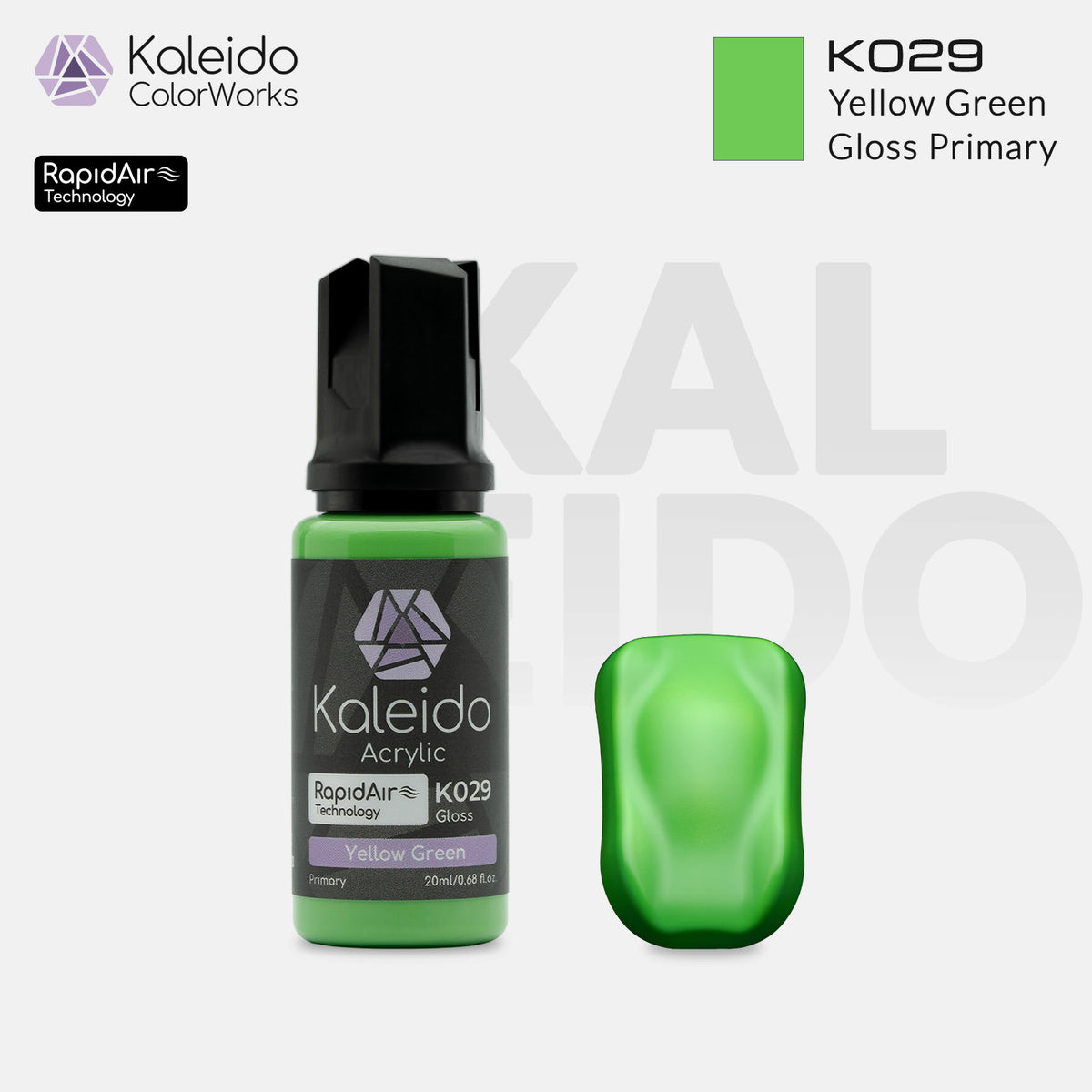 Kaleido ColorWorks สีอะคริลิกสูตรน้ำ Primary Colors Set B 20ml (24 สี) Kaleido ColorWorks