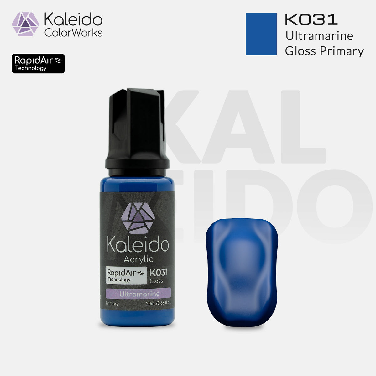 Kaleido ColorWorks สีอะคริลิกสูตรน้ำ Primary Colors Set B 20ml (24 สี) Kaleido ColorWorks