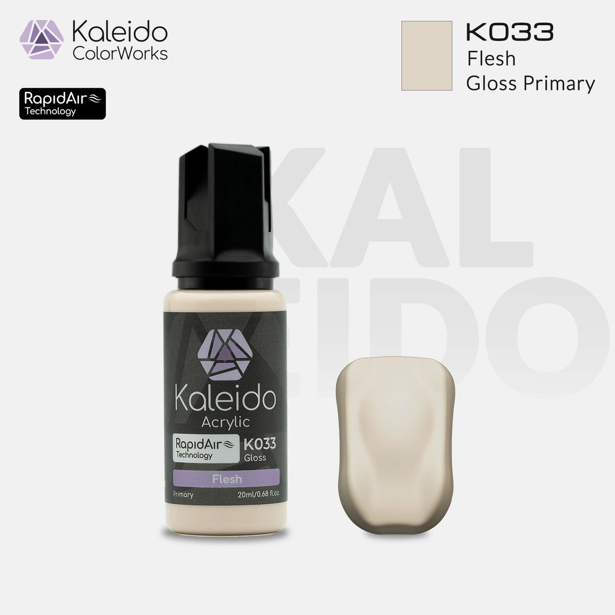 Kaleido ColorWorks สีอะคริลิกสูตรน้ำ Primary Colors Set B 20ml (24 สี) Kaleido ColorWorks