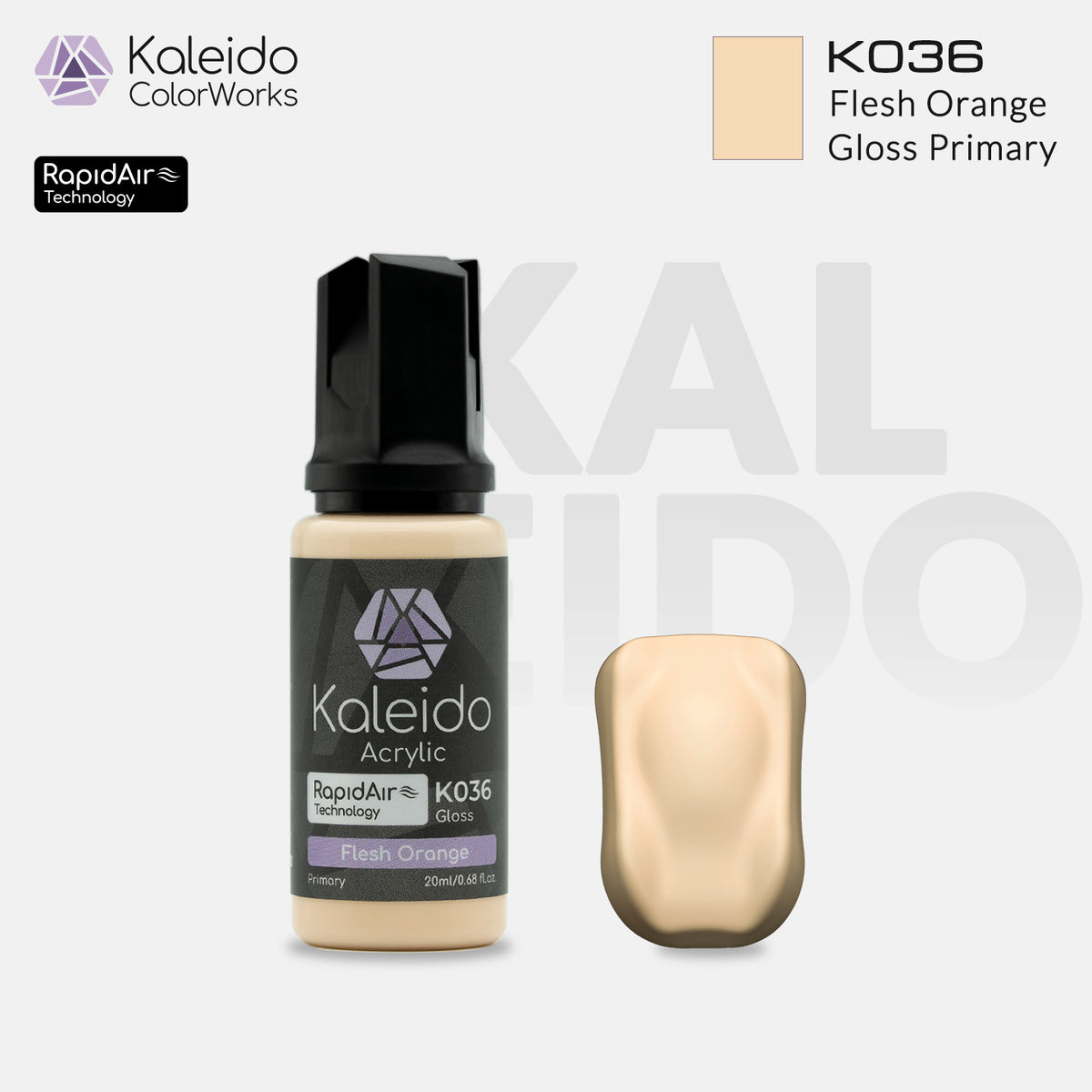 Kaleido ColorWorks สีอะคริลิกสูตรน้ำ Primary Colors Set B 20ml (24 สี) Kaleido ColorWorks