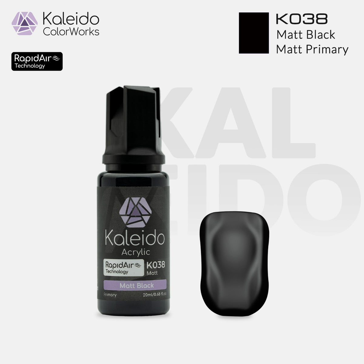 Kaleido ColorWorks สีอะคริลิกสูตรน้ำ Primary Colors Set B 20ml (24 สี) Kaleido ColorWorks