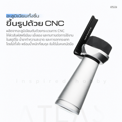 GAAHLERI ด้ามจับโมเดลสำหรับลงสี Atlas Painting Handle Gaahleri