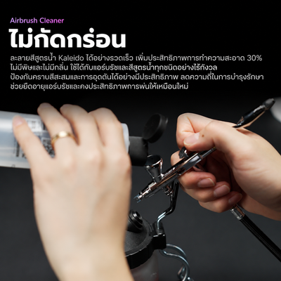 Kaleido ColorWorks น้ำยาสำหรับแอร์บรัช Auxiliaries 60ml และ 210ml (6 แบบ) Kaleido ColorWorks